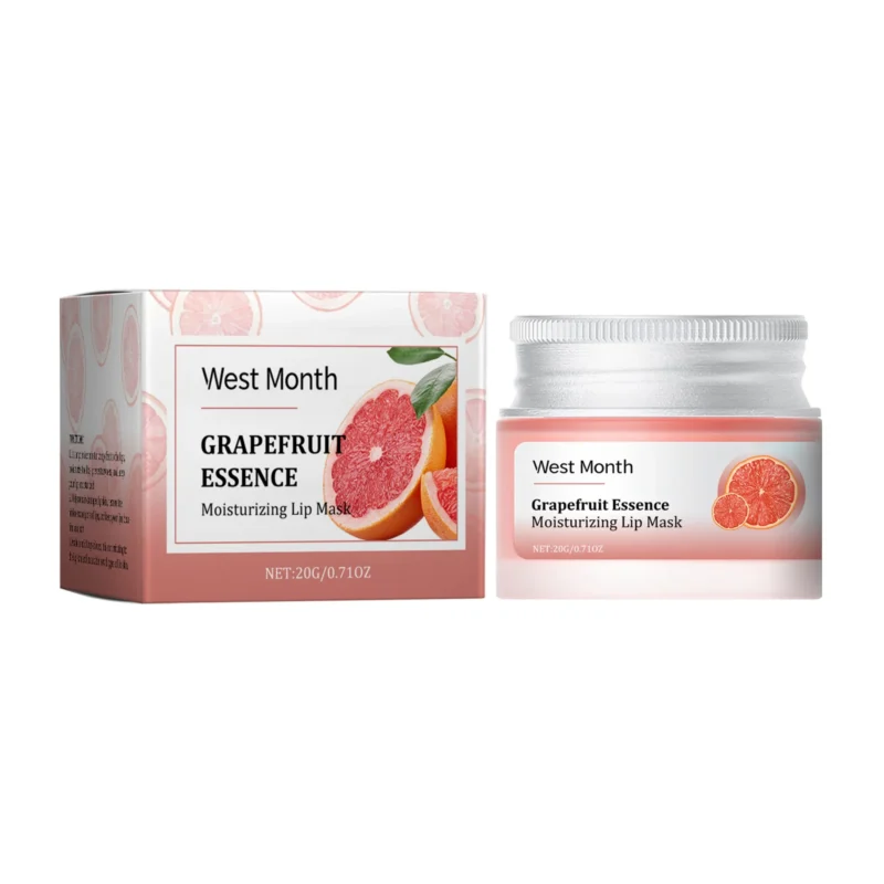 Grapefruit Moisturizing Lip Mask 20g to soften, smooth, and deeply hydrate dry, chapped lips.