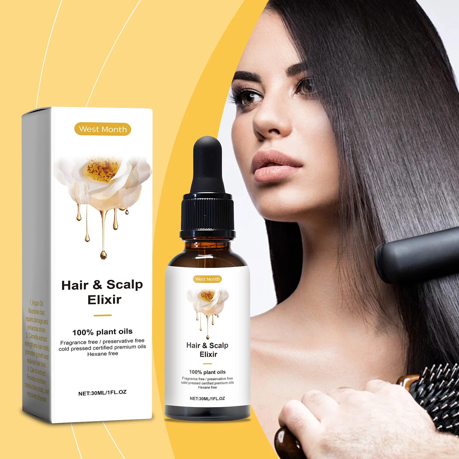 Hair & Scalp Elixir 30ml Nourishes Scalp Strengthens Hair Reduces Hair Loss 2 hair scalp elixir 30ml wes n76bkf6h desc 2