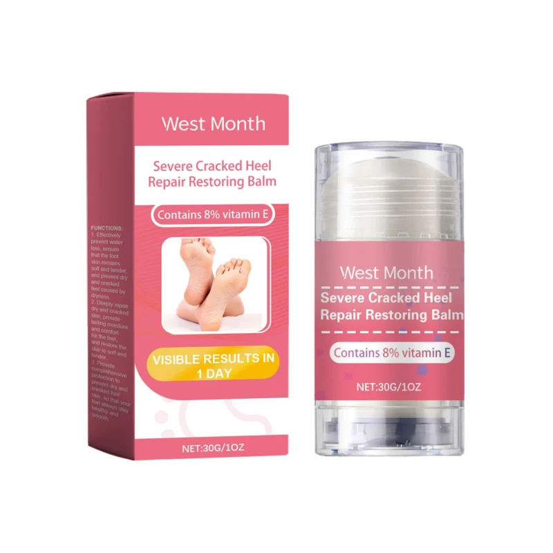 West Month Heel Repair Balm for Cracked Dry Feet Moisturizing Foot Care Stick
