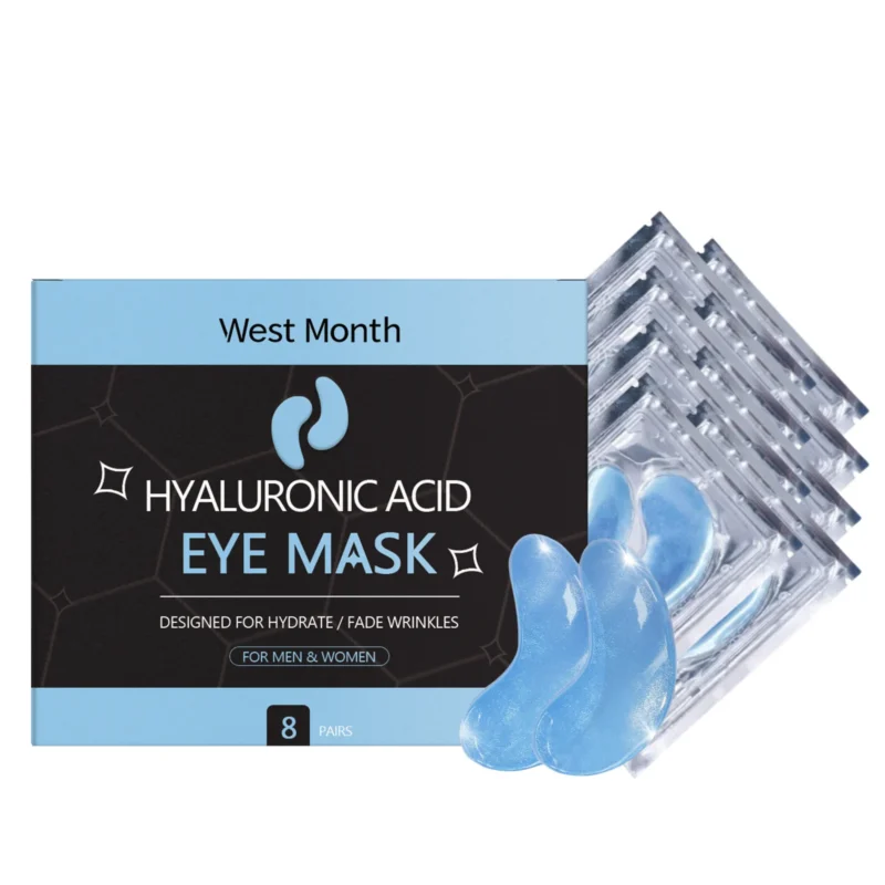 West Month Hyaluronic Acid Eye Mask for Intense Hydration and Reducing Fine Lines and Dark Circles