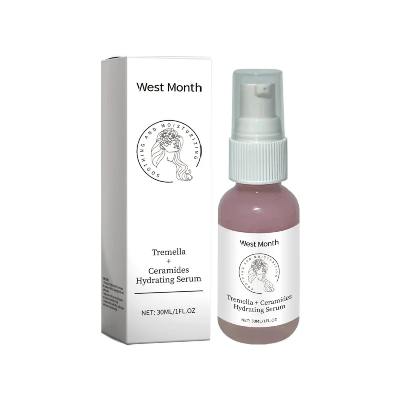 West Month Hyaluronic Acid Hydrating Serum in a 30ml bottle with dropper for deep moisture and skin barrier repair