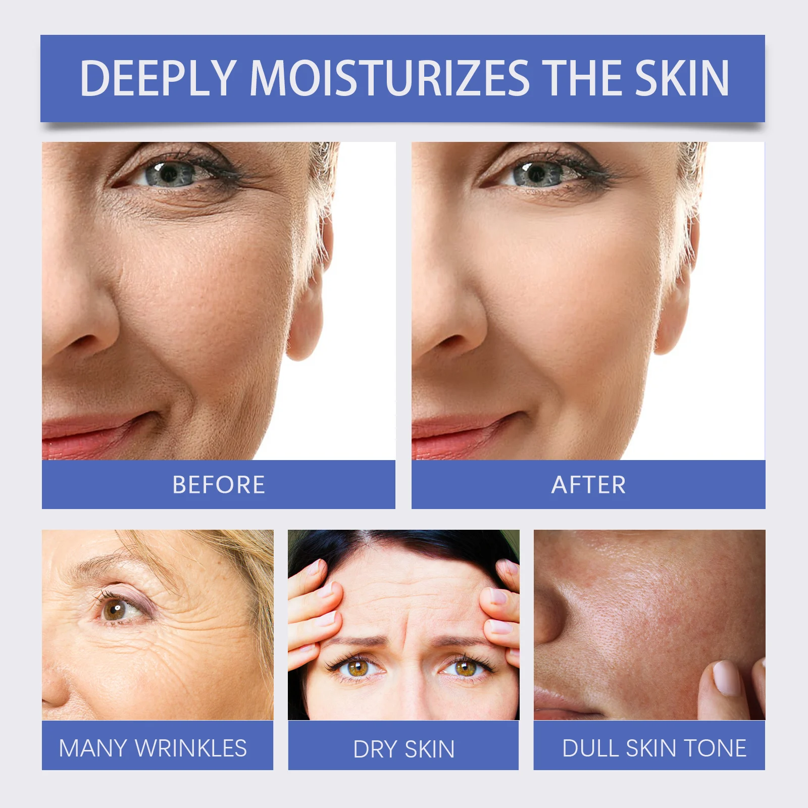 Hyaluronic Acid Moisturizing Cream 50g Collagen Niacinamide Vitamin C Anti-Aging Face Cream 9 hyaluronic acid moisturizing cream 50g wes x6vkv8nz desc 9