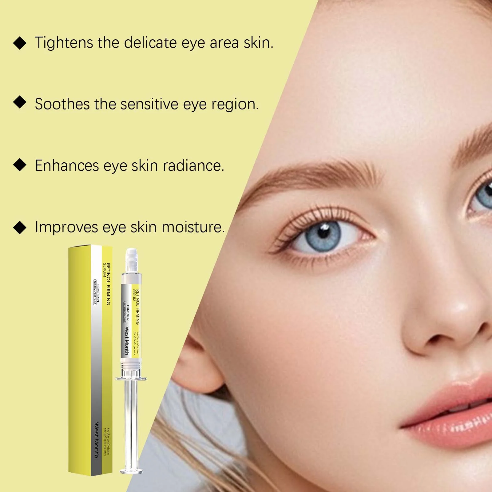Eye Cream Hydrating Brightening Skin Tightening Retinol Firming Serum for Sensitive Eyes 10ml 7 hydrating brightening retinol firming eye cream 10ml wes jgpxzv9a desc 7