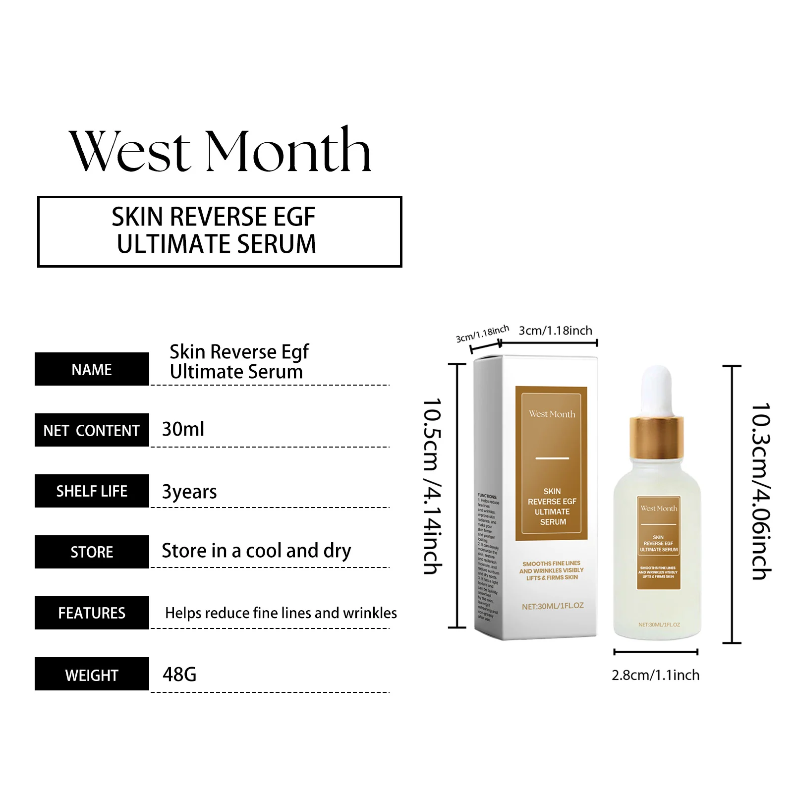 Hydrating Serum for Face Anti-Wrinkle Firming Moisturizer with Aloe & Vitamin E 30ml 1 hydrating serum anti wrinkle firming moisturizer 30ml wes tut2qurs desc 1