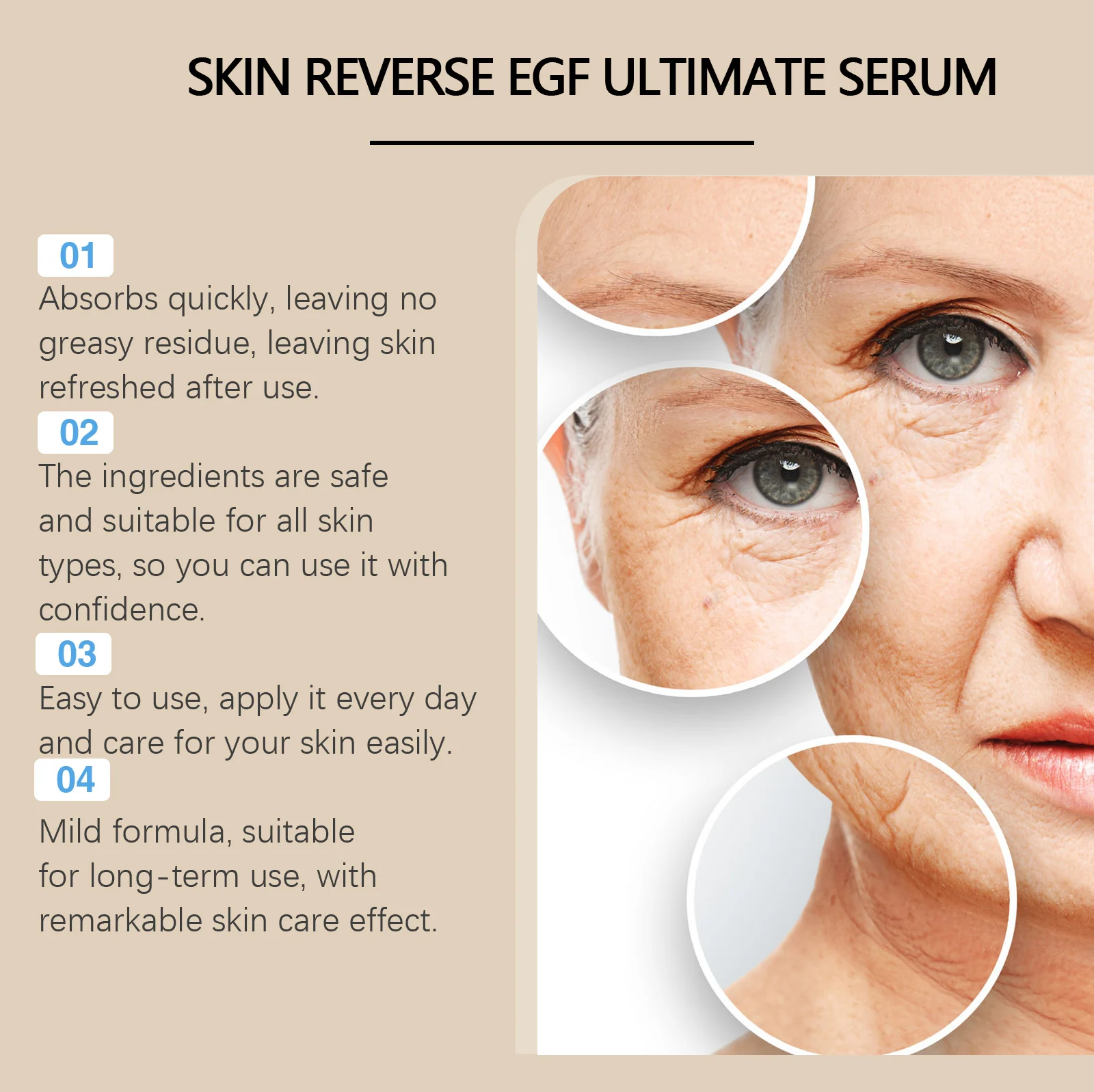 Hydrating Serum for Face Anti-Wrinkle Firming Moisturizer with Aloe & Vitamin E 30ml 8 hydrating serum anti wrinkle firming moisturizer 30ml wes tut2qurs desc 8