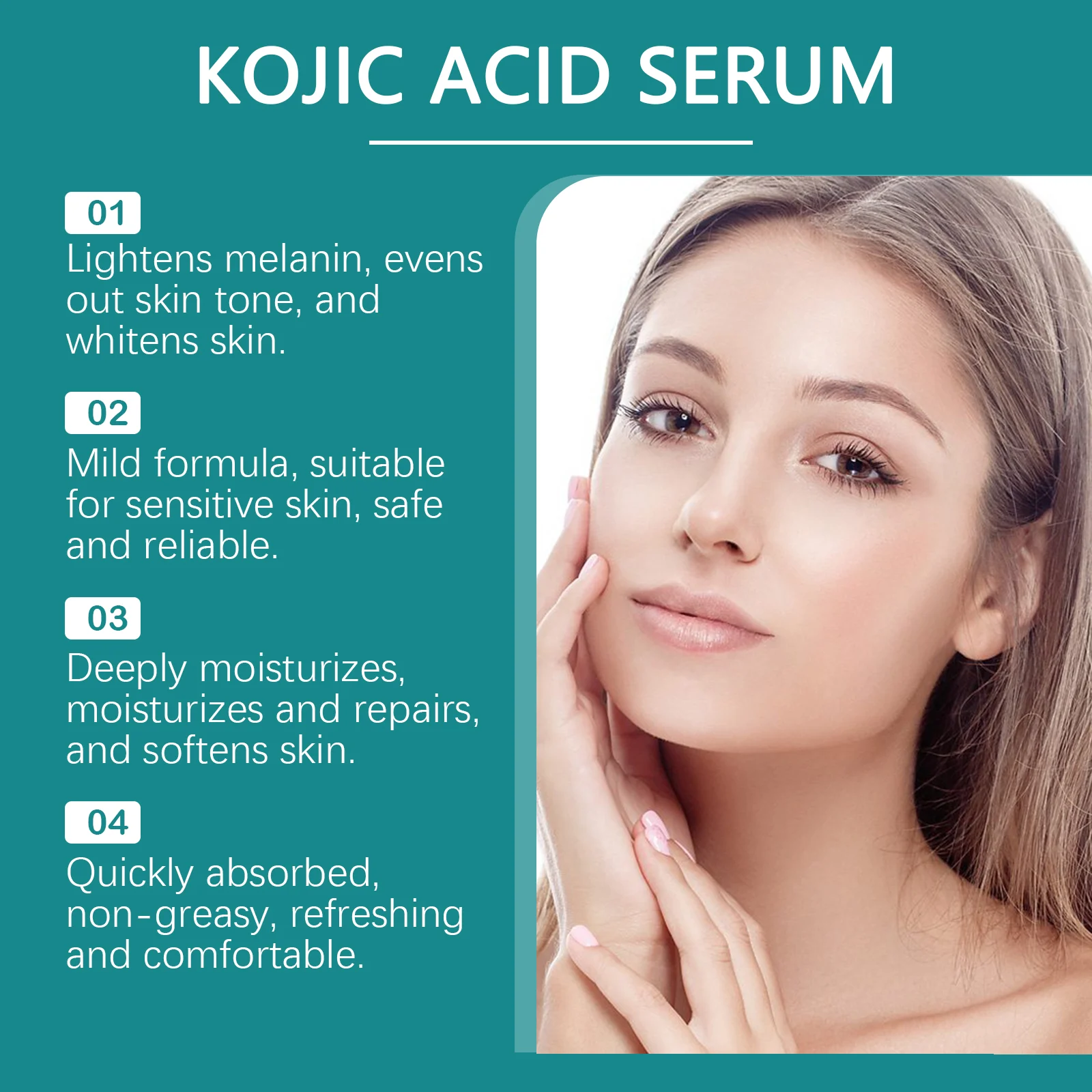West Month 2% Kojic Acid Serum with Alpha Arbutin for Dark Spots & Moisturizing 5 kojic acid serum dark spots wes buf8a9a8 desc 5