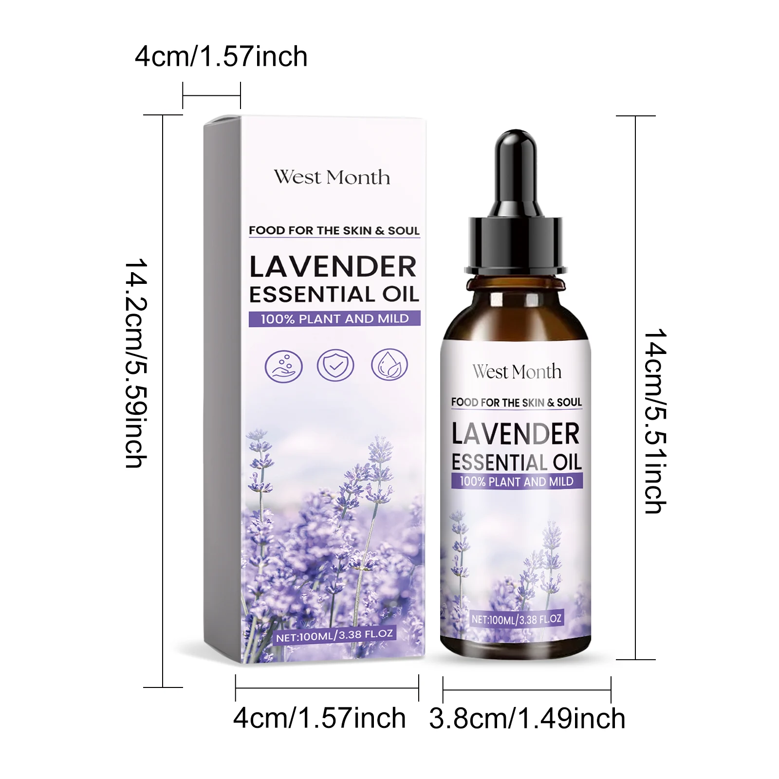 West Month Lavender Essential Oil for Skin Hydration, Sleep & Body Care 1 lavender essential oil wes spv6gh4k desc 1