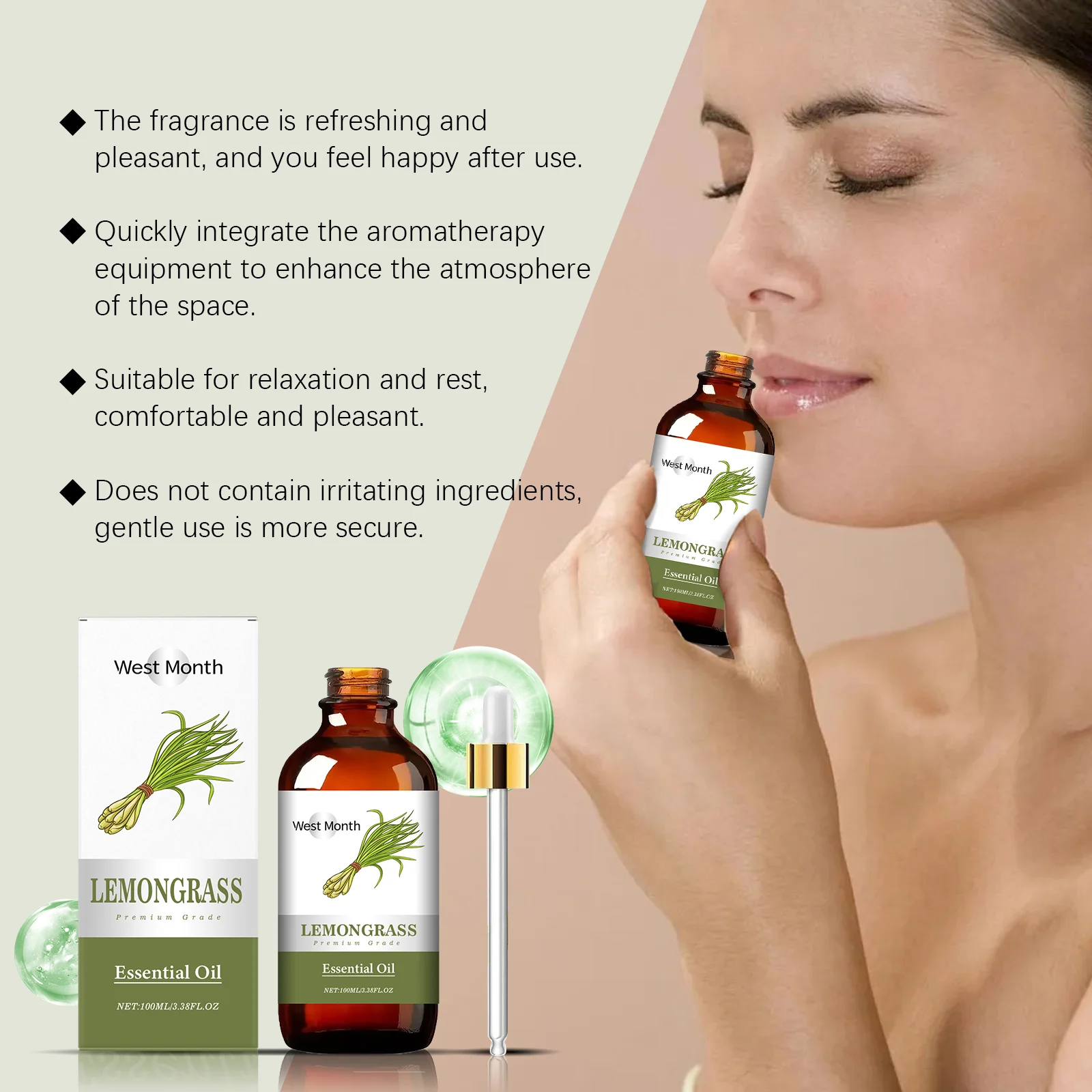 West Month Lemongrass Essential Oil for Relaxation & Skin Moisturizing 8 lemongrass essential oil wes v7937fzq desc 8