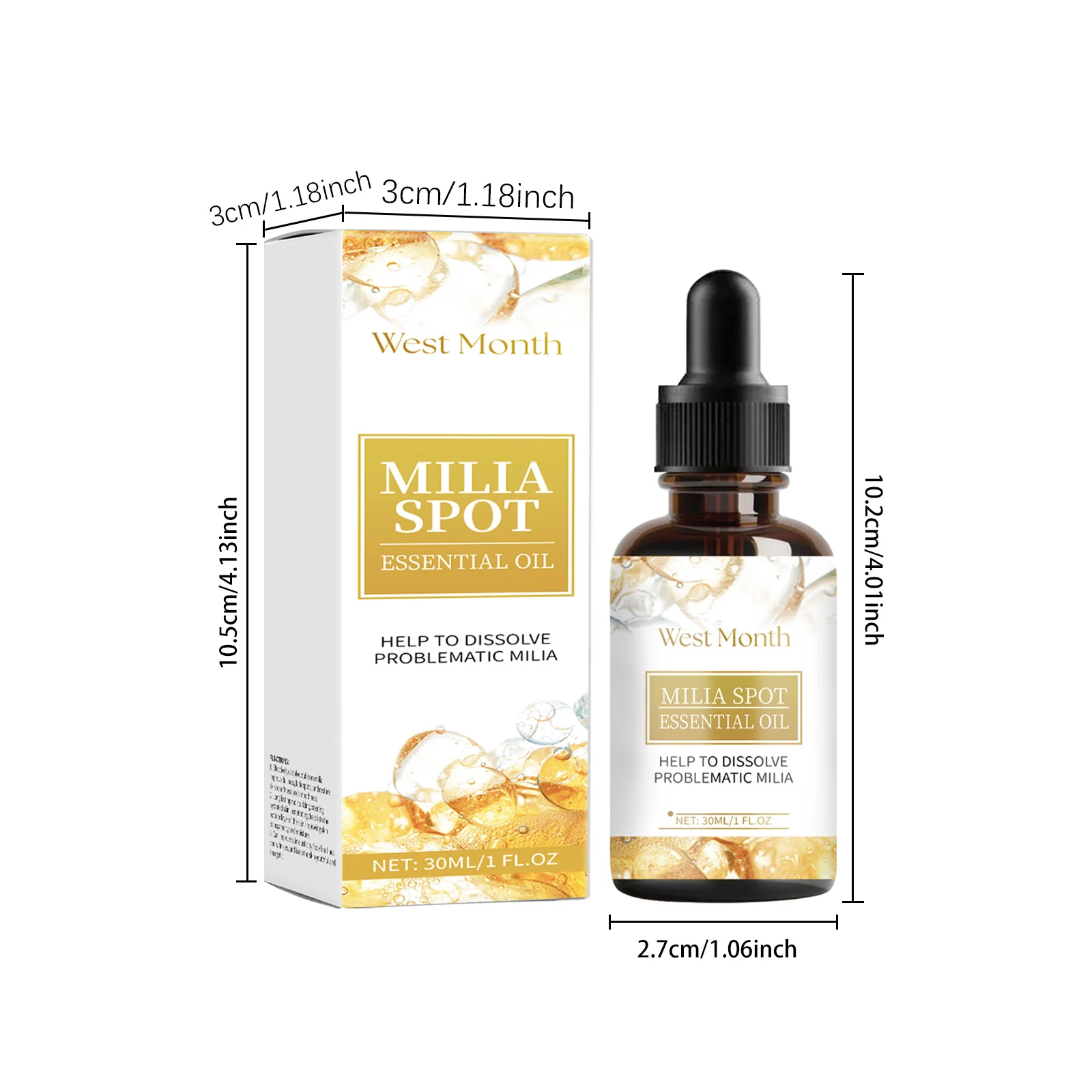 Milia Spot Essential Oil Brighten Skin Reduce Dark Spots Hydrating Facial Treatment 30ml 1 milia spot essential oil brighten skin 30ml wes vw9gzkdx desc 1