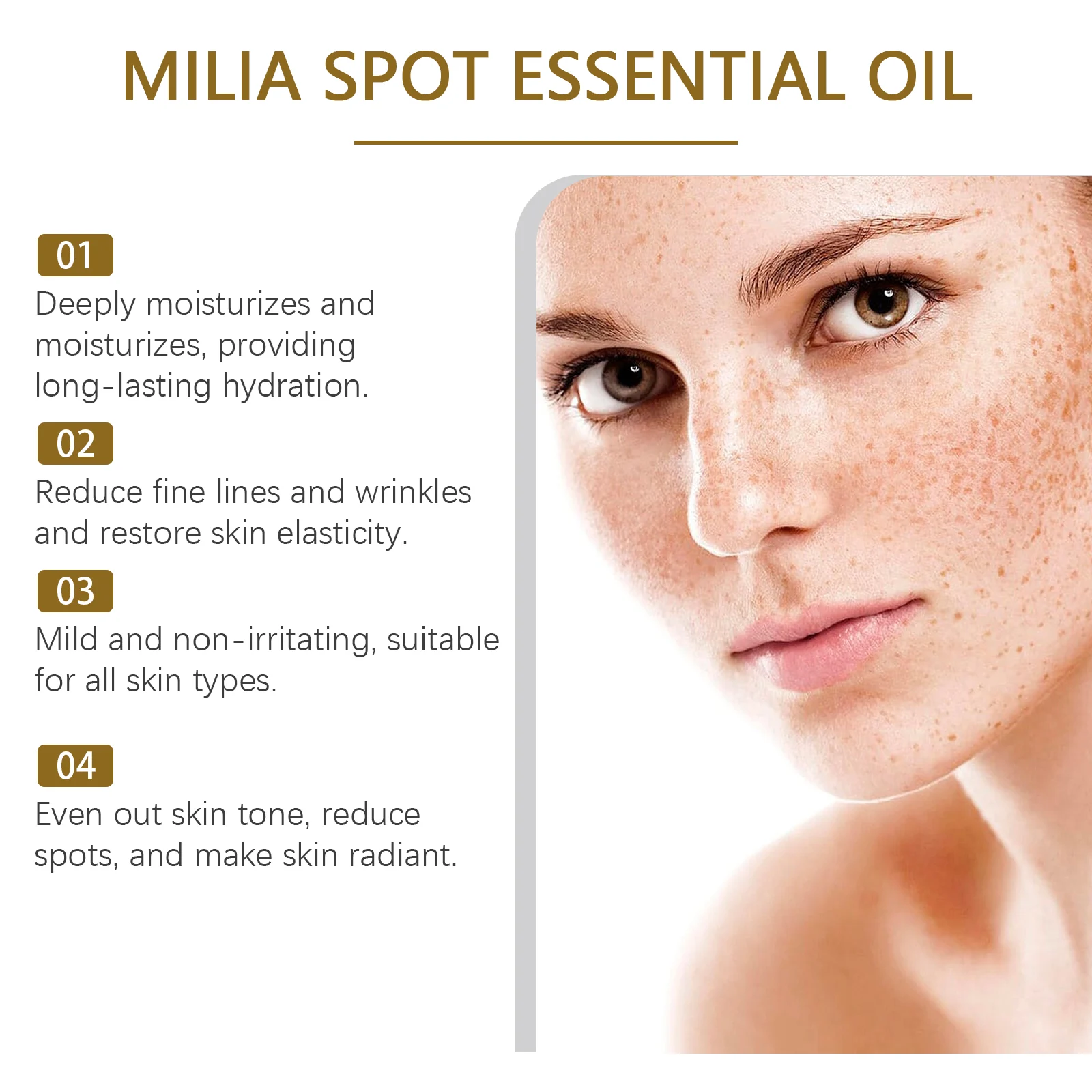 Milia Spot Essential Oil Brighten Skin Reduce Dark Spots Hydrating Facial Treatment 30ml 5 milia spot essential oil brighten skin 30ml wes vw9gzkdx desc 5