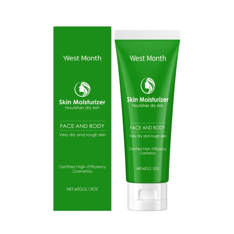 West Month Moisturizing Face and Body Cream for Dry Skin with Glycerin and Rosemary