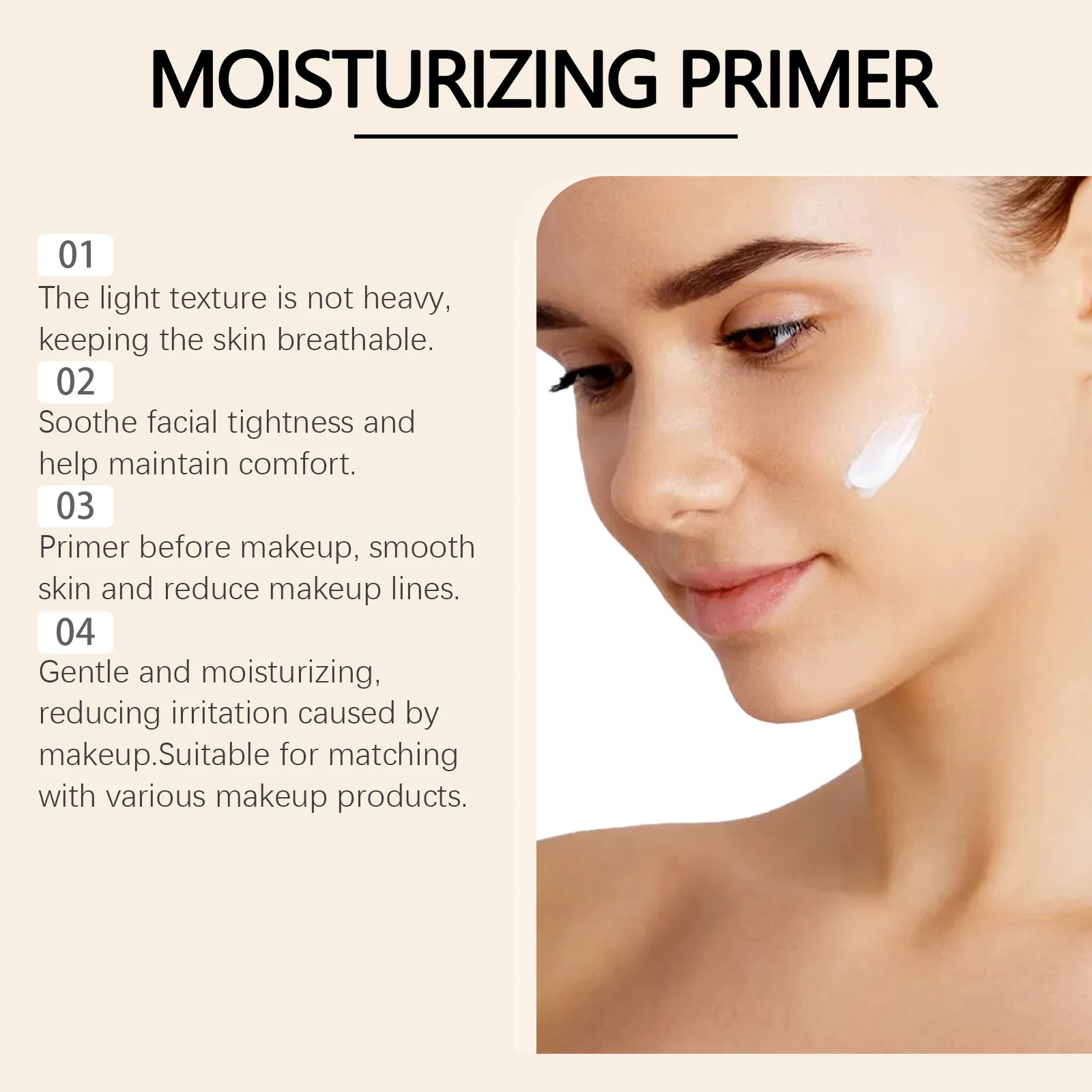 West Month Moisturizing Makeup Primer - Hydrating, Oil Control, Mattifying 5 moisturizing makeup primer wes 4wj9sbuh desc 5