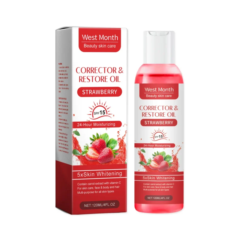 West Month Multi-Purpose Correct & Restore Oil with SPF 15 for Face, Body & Hair