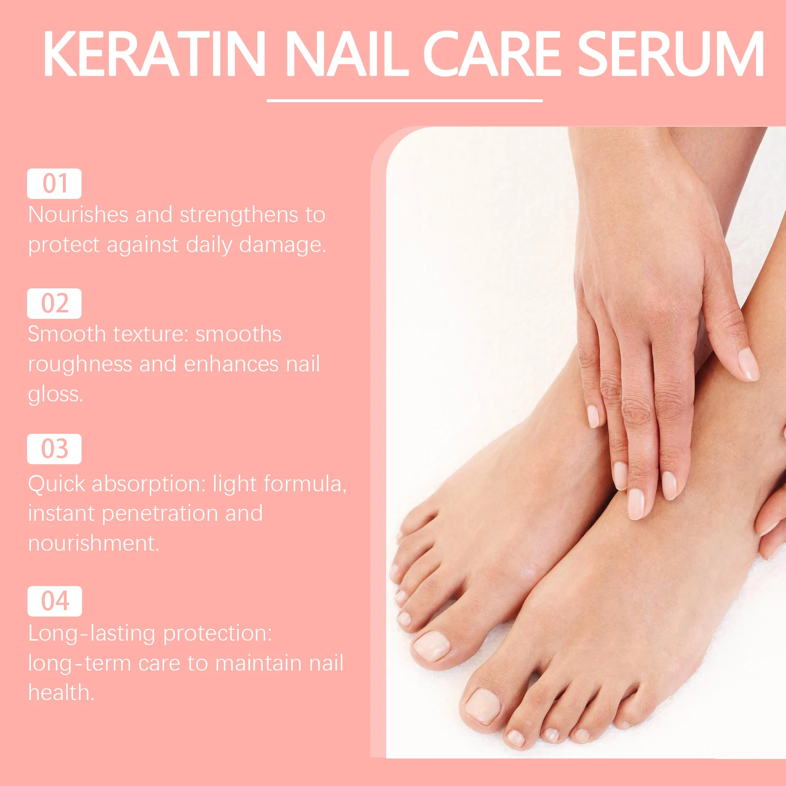 Nail Care Serum 30ml with Keratin & Sophora Flavescens Extract for Strengthening and Growth 5 nail care serum 30ml keratin sophora flavescens wes hjze238k desc 5