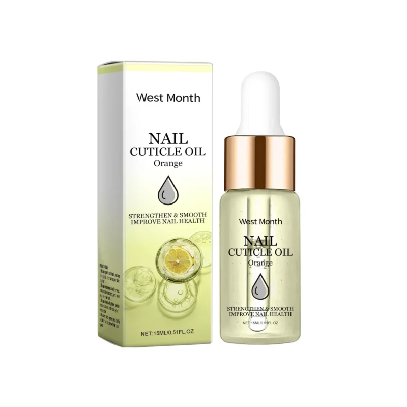 West Month Nail Cuticle Oil in 15ml bottle for strengthening nails and smoothing cuticles