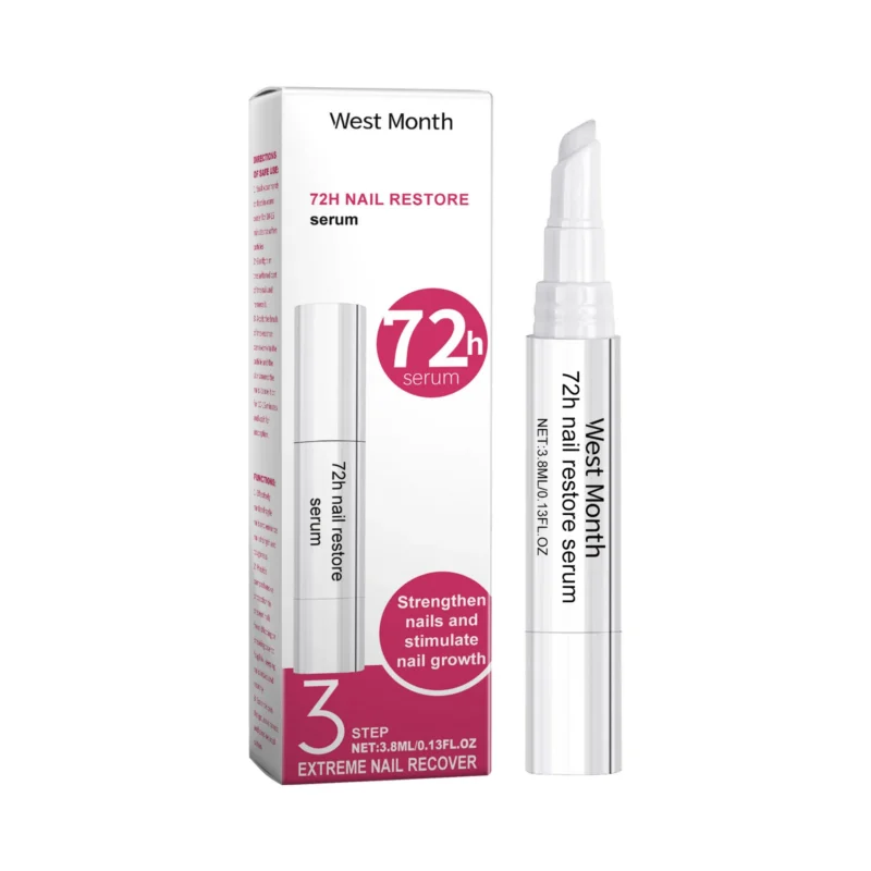 West Month 72H Nail Restore Serum - Strengthen & Nourish Nails with Plant Essence