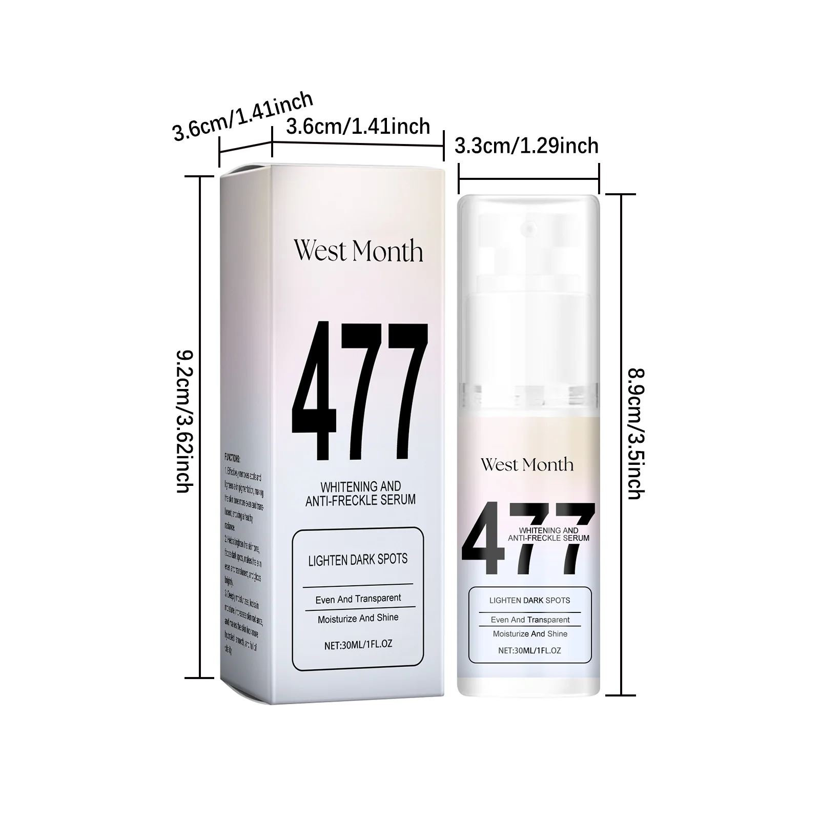 Niacinamide Serum 30ml for Brightening, Moisturizing & Even Skin Tone 1 niacinamide facial serum 30ml wes kjmhzdvw desc 1