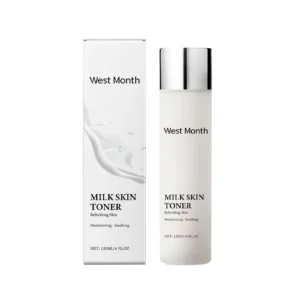 West Month Niacinamide Milk Skin Toner 120ml for hydrating, soothing, and brightening all skin types