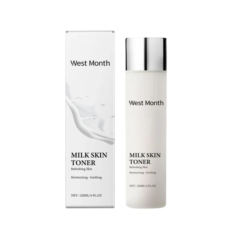 West Month Niacinamide Milk Skin Toner 120ml for hydrating, soothing, and brightening all skin types