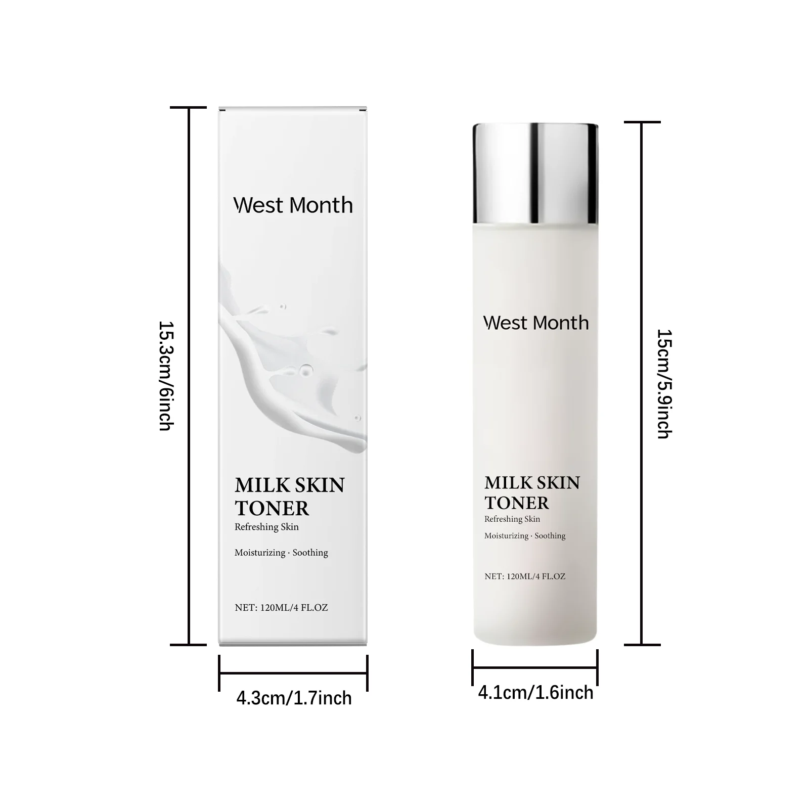 Niacinamide Toner for Brightening and Hydrating Skin 120ml 1 niacinamide milk skin toner 120ml wes j8ee2yw5 desc 1