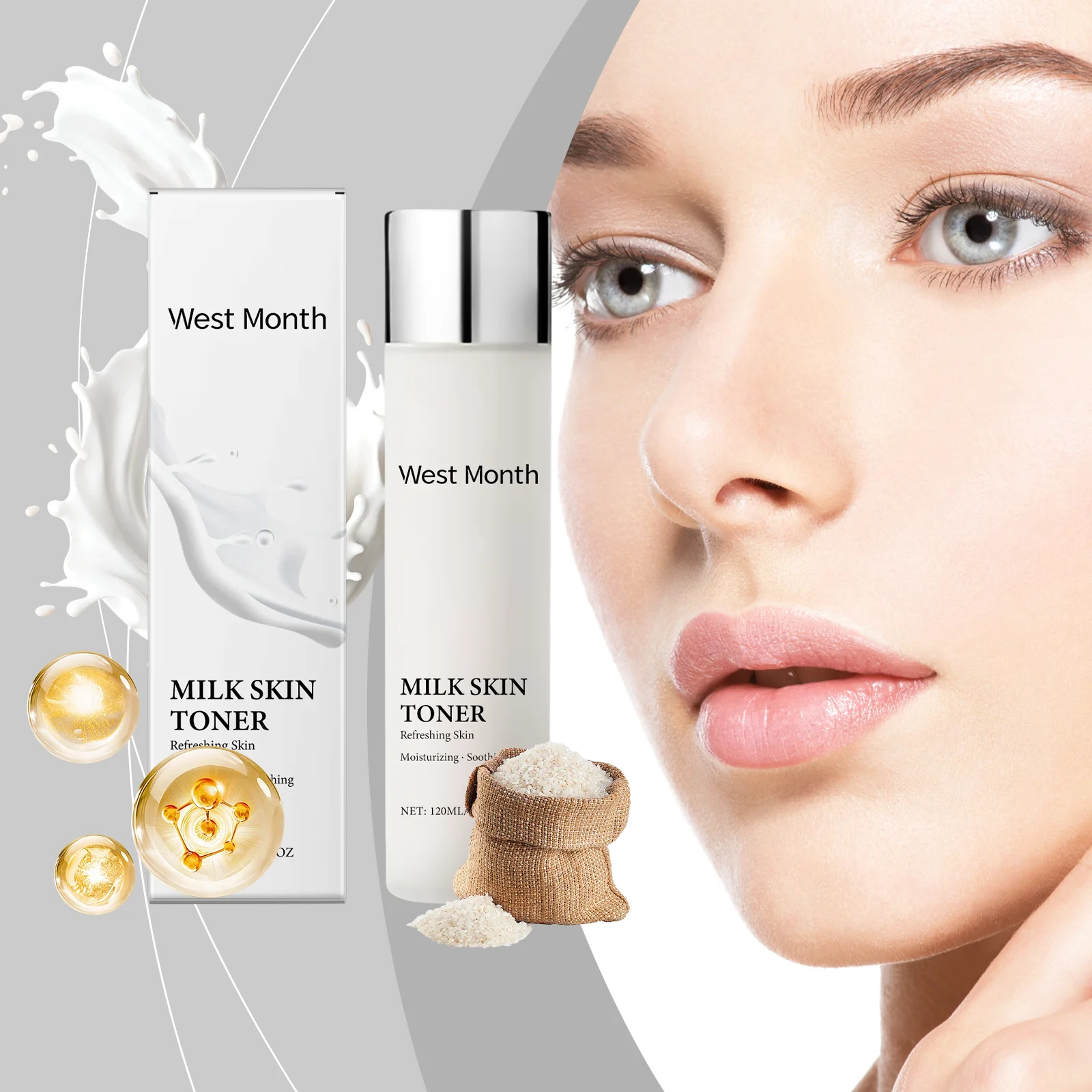 Niacinamide Toner for Brightening and Hydrating Skin 120ml 2 niacinamide milk skin toner 120ml wes j8ee2yw5 desc 2