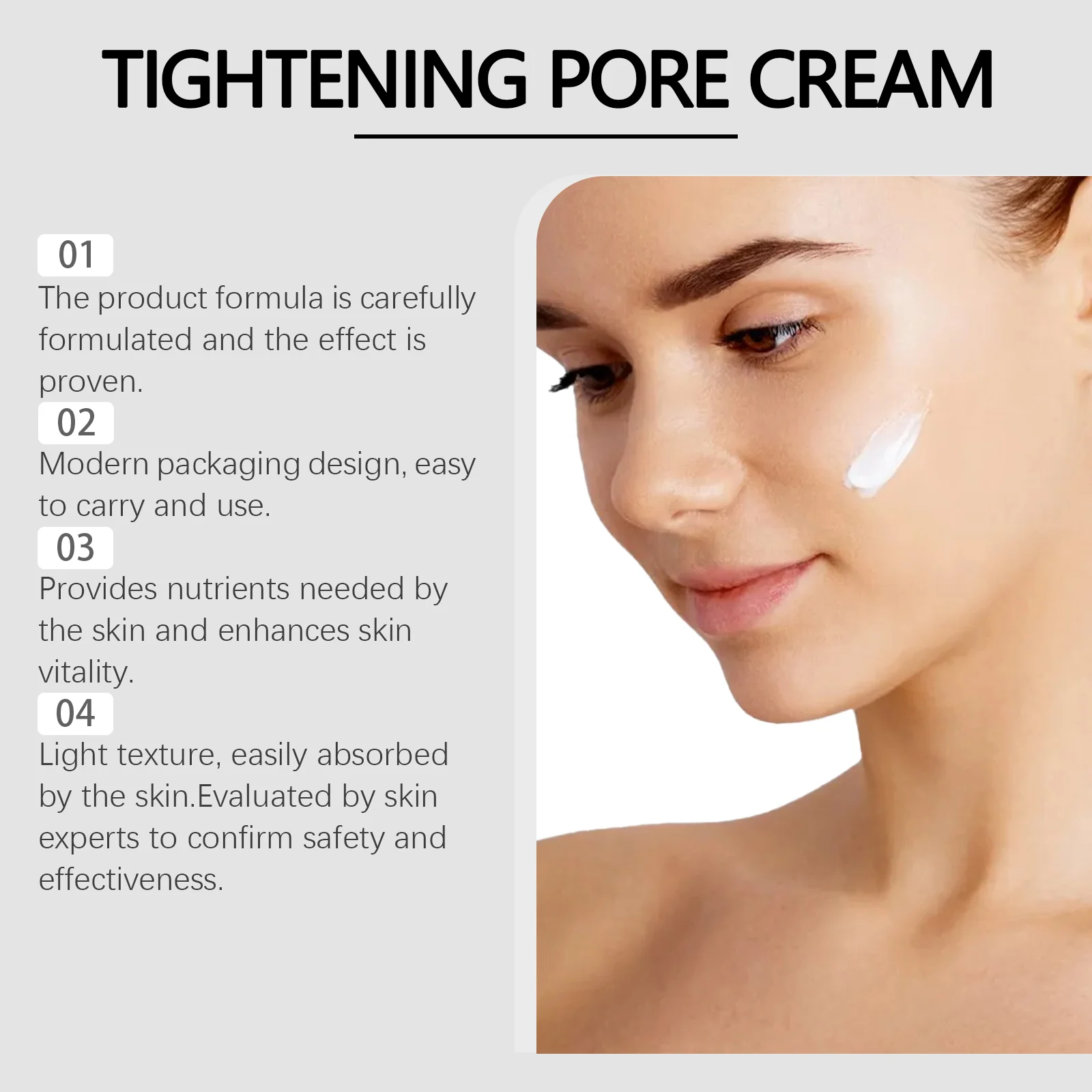 Oil Control Moisturizer Face Cream 50g for Pore Minimizing and Hydration 5 oil control moisturizer face cream 50g wes fb52n64g desc 5