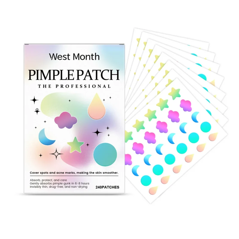 West Month Color Concealing Pimple Patches for Face with Tea Tree Oil and Vitamin E to Repair Acne