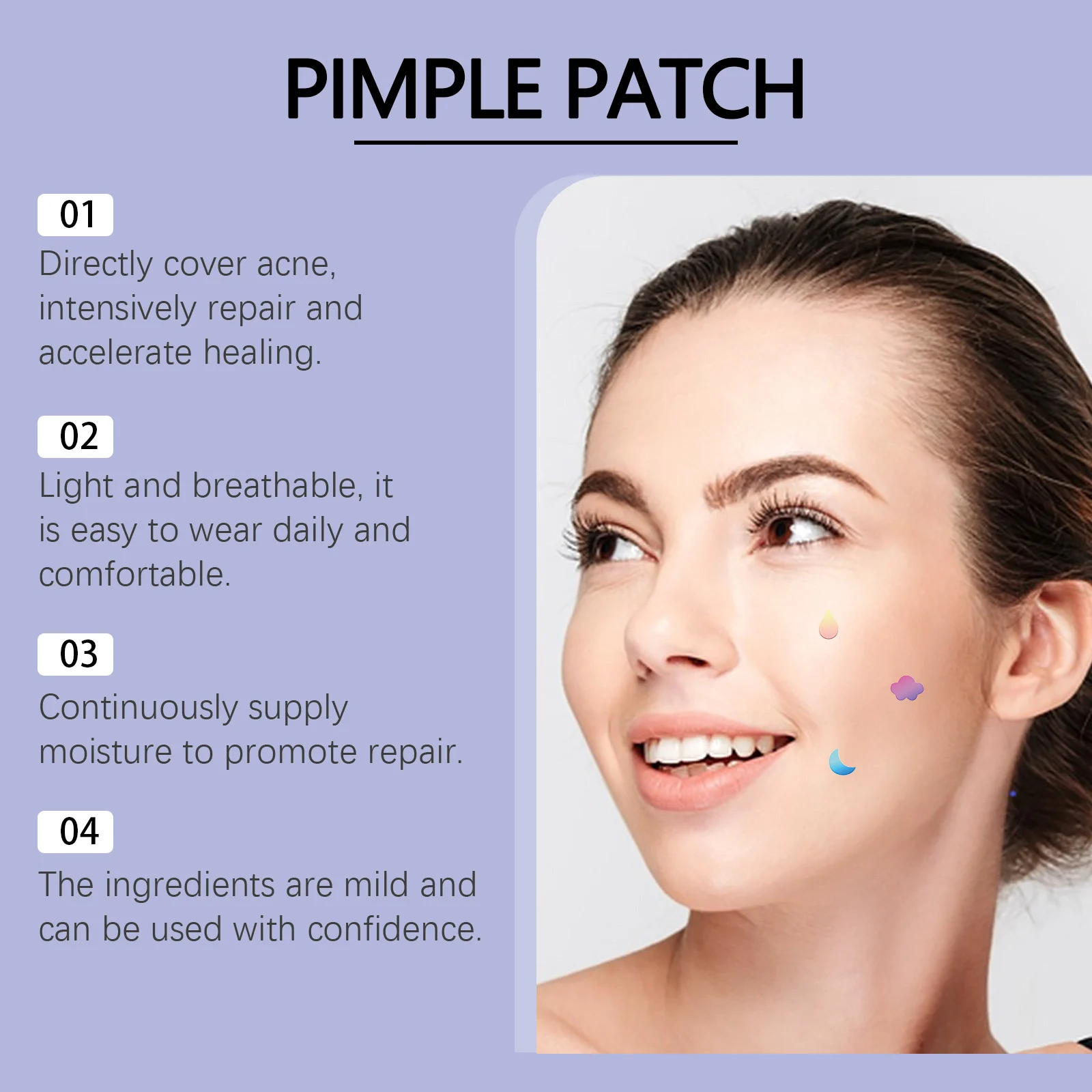 Pimple Patches for Face Color Concealing Acne Stickers with Antioxidant Care 240 Patches 5 pimple patches color concealing acne stickers 240 patches wes fusvaf73 desc 5