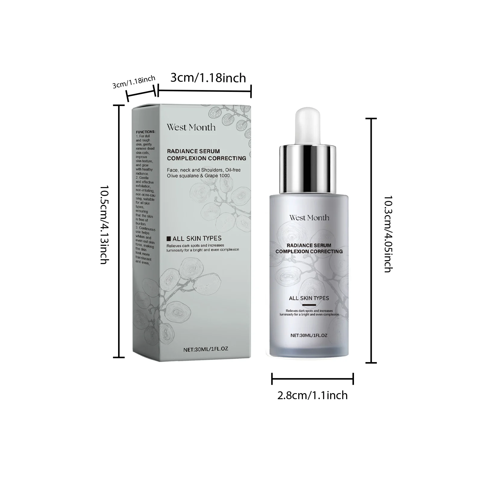 Radiant Complexion Correcting Serum 30ml for Brightening, Moisturizing & Even Skin Tone 1 radiant complexion correcting serum 30ml wes hmtp65fk desc 1