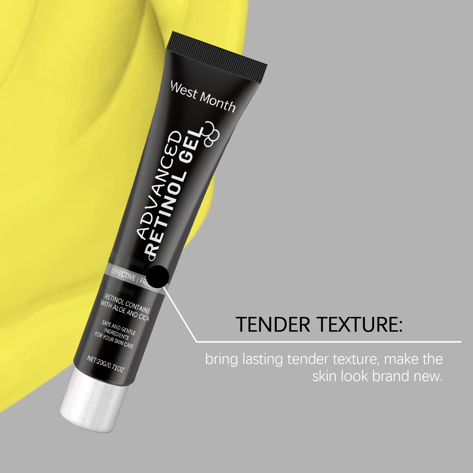 Retinol Care Cream Firming Anti-Wrinkle Moisturizing Gel with Aloe and Cica 20g 7 retinol care cream firming anti wrinkle moisturizing gel wes xdxcb6dj desc 7