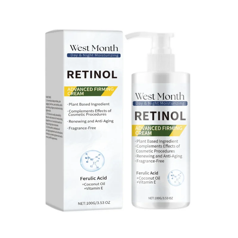 West Month Advanced Retinol Firming Body Cream 100g for deep nourishment and improved skin elasticity