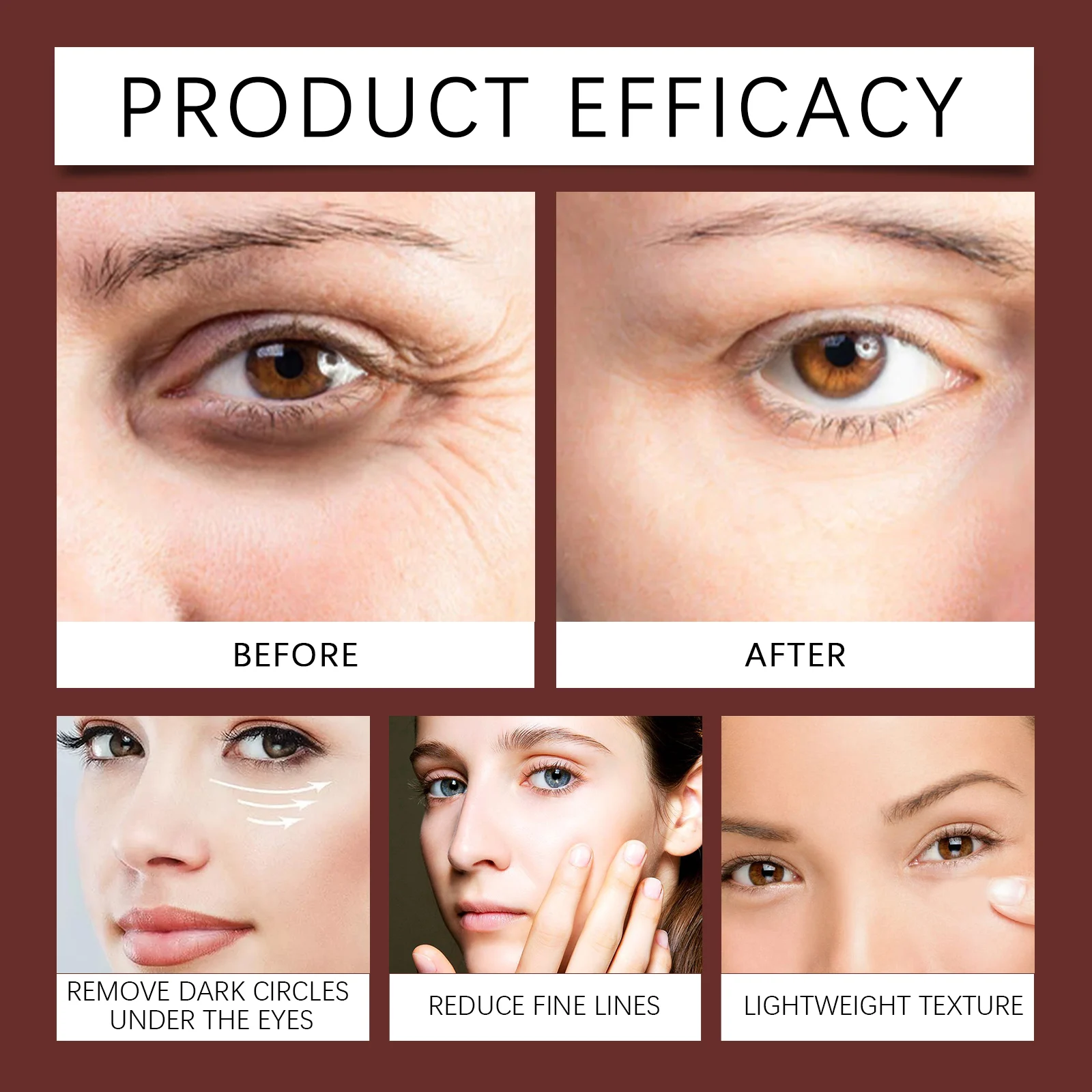 Retinol Eye Cream with Roller 15ml Deep Moisturizing Anti-Wrinkle Dark Circle Treatment 9 retinol roller eye cream 15ml anti wrinkle dark circle treatment wes 8haxq3j5 desc 9
