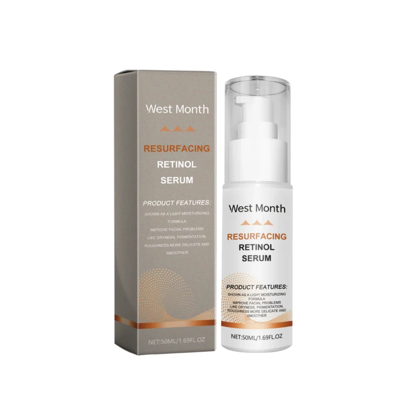 West Month Resurfacing Retinol Serum 50ml for anti-aging, firming skin, and improving skin texture