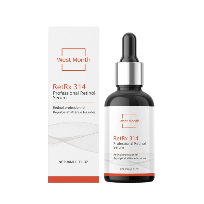 Professional Retinol Serum 30ml for instant firming, reducing fine lines and wrinkles, with Hyaluronic Acid and Collagen