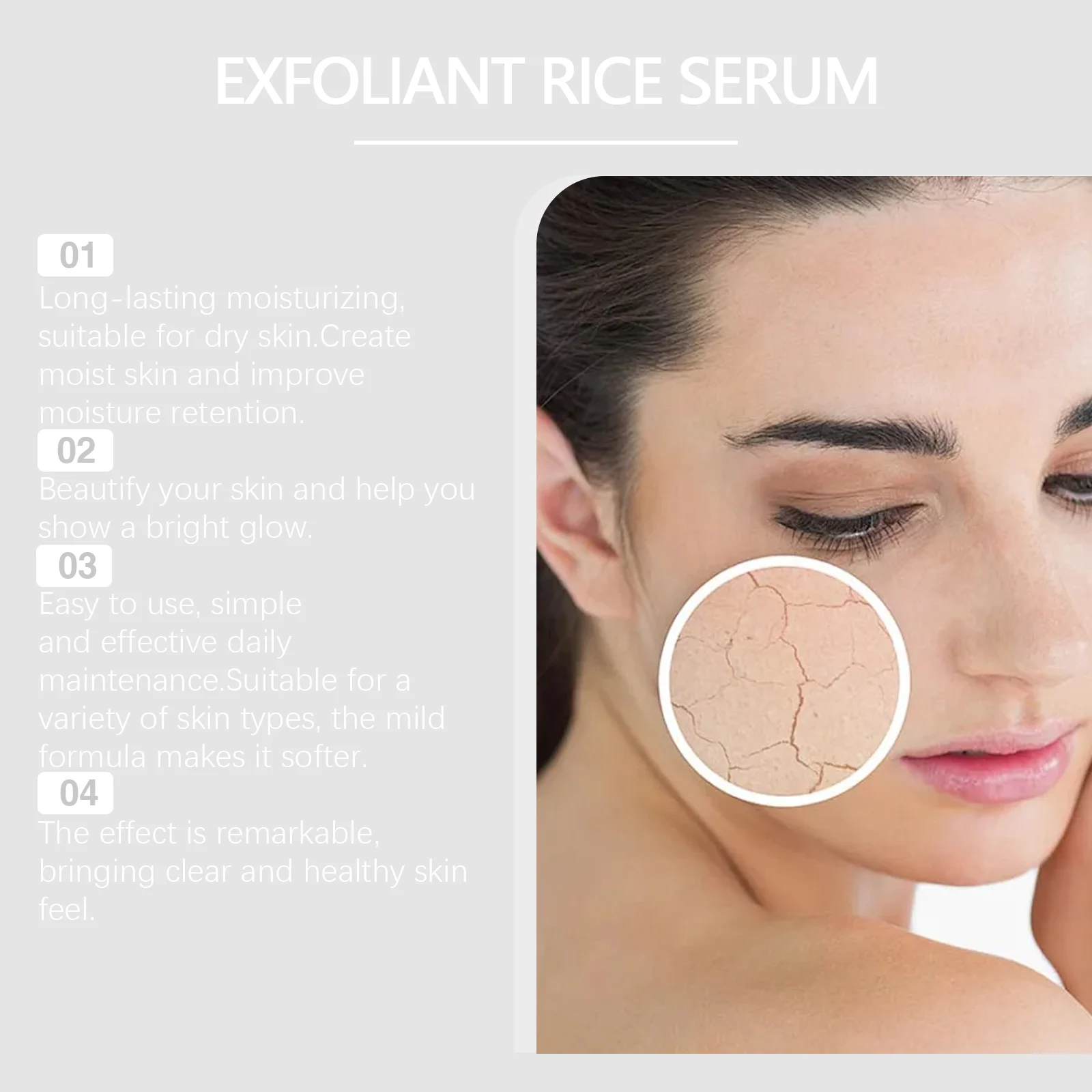 Rice Exfoliating Serum 30ml with Niacinamide & Rice Bran Water for Gentle Pore Refining and Hydration 8 rice exfoliating serum 30ml niacinamide wes 5g53rkgz desc 8