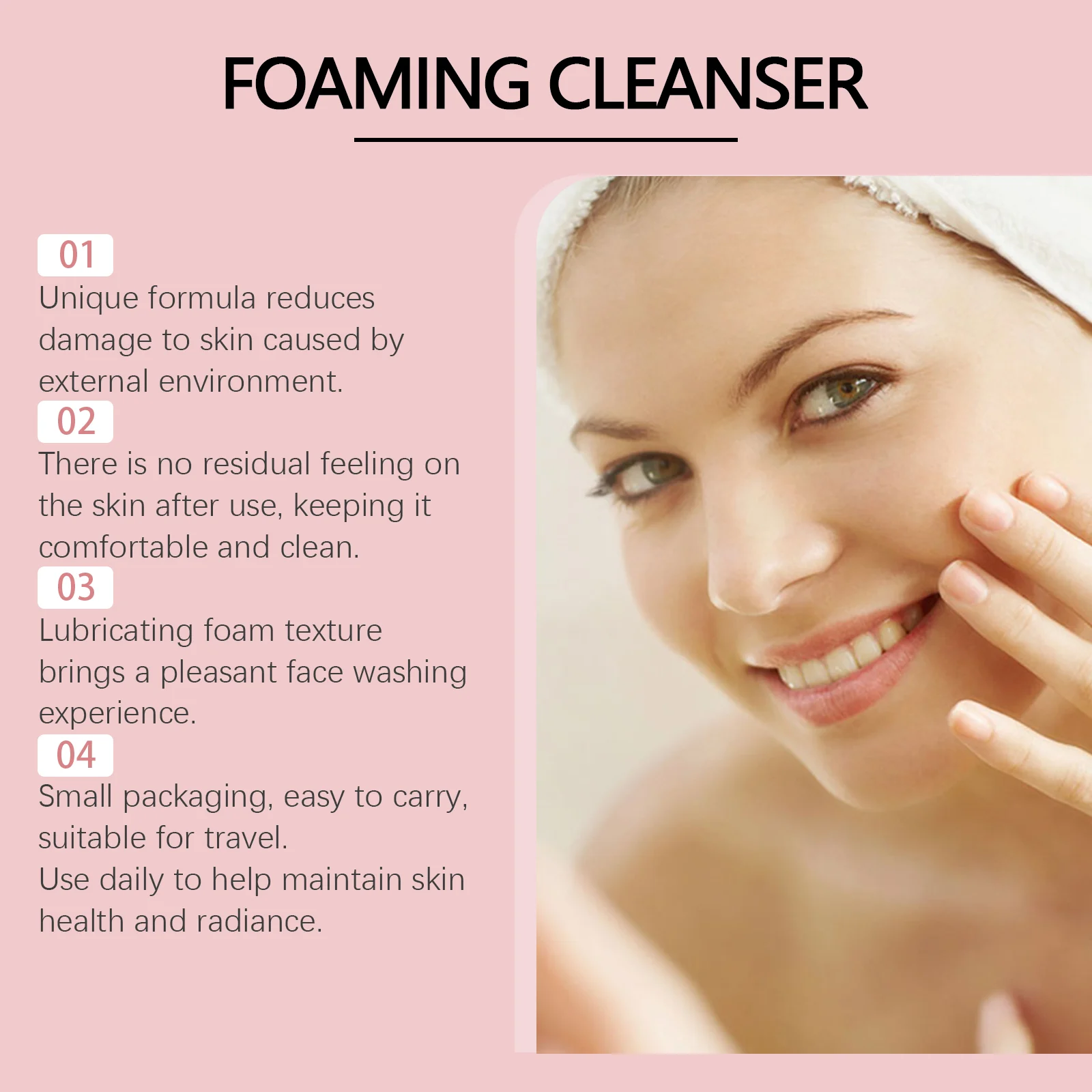 Rice Water Foaming Cleanser Deep Moisturizing Brightening Facial Wash 100g 5 rice water foaming cleanser deep moisturizing brightening facial wash 100g wes 8mdvysff desc 5