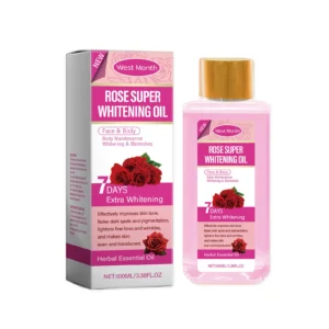 West Month Rose Super Whitening Body Oil - Moisturizing, Brightening & Soothing