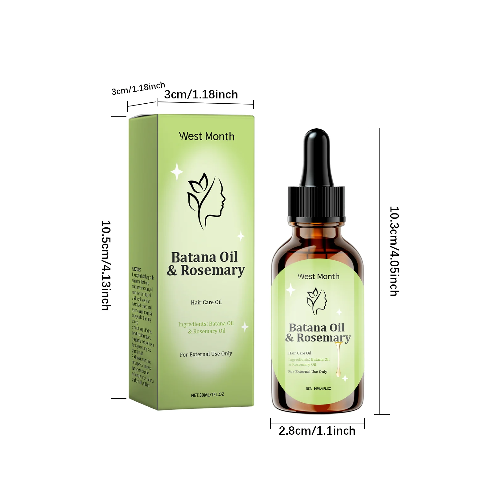 Rosemary Hair Oil 30ml for Strengthening, Smoothing & Nourishing Dry Hair 1 rosemary hair oil 30ml wes ywu5q6k3 desc 1