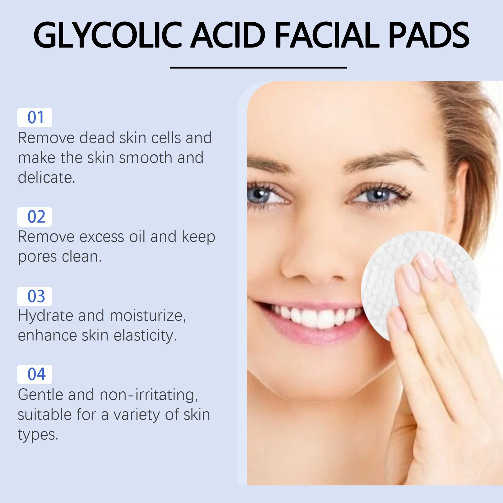 Salicylic Acid Cleansing Pads Gentle Exfoliating Facial Pads for Deep Pore Cleansing 8 salicylic acid cleanse pads exfoliating facial pads wes 3emwx3vk desc 8
