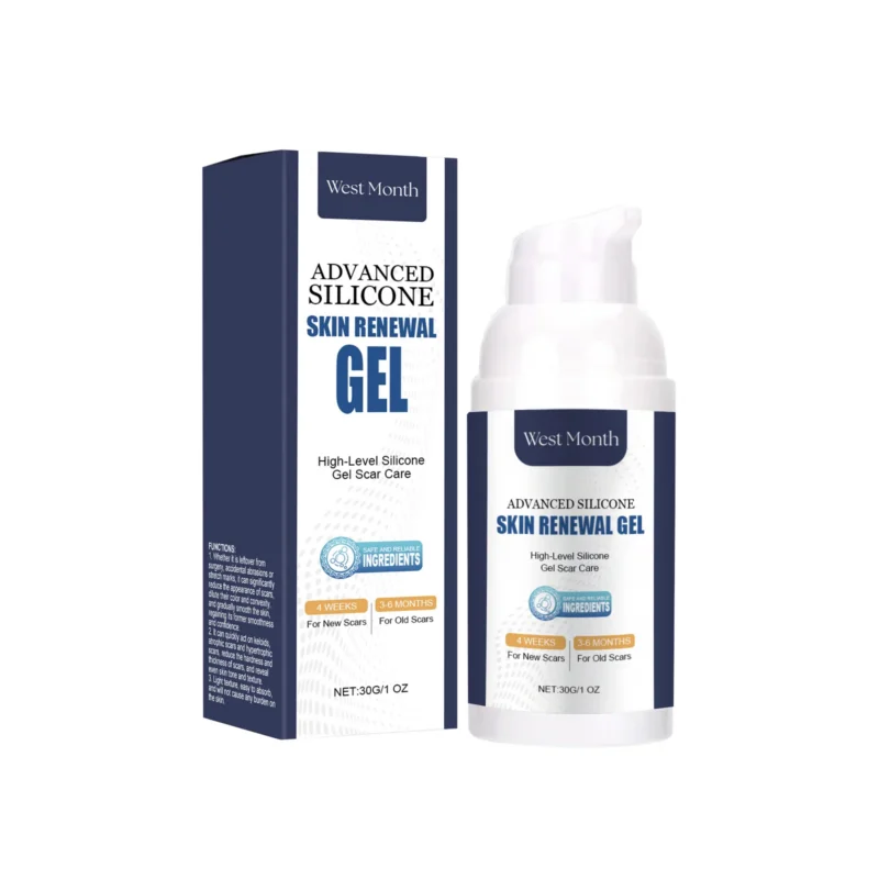 West Month Advanced Silicone Skin Renewal Gel for Scar Care and Repair