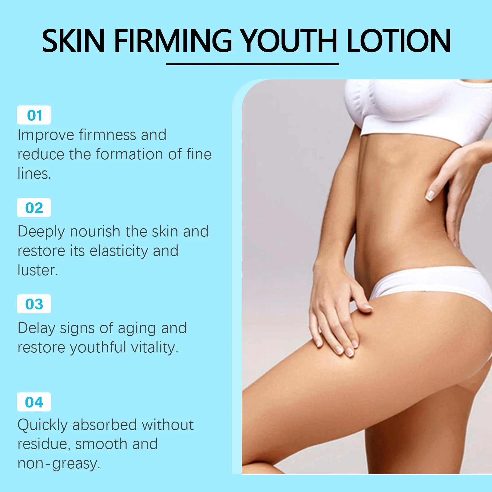 Skin Firming Youth Lotion with Niacinamide & Hyaluronic Acid 100g 5 skin firming youth lotion 100g wes yn67y76s desc 5