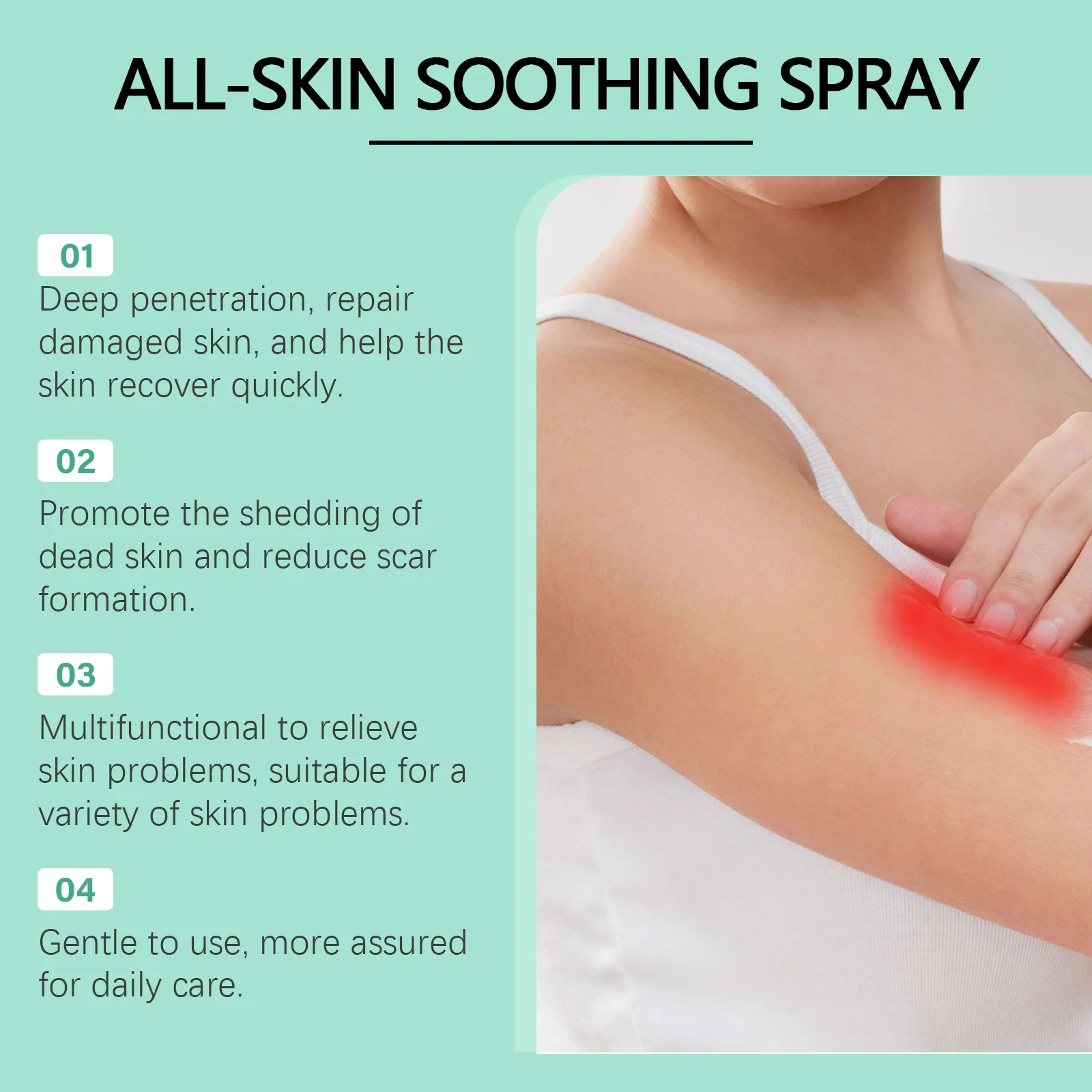 West Month NMN All-Skin Soothing Spray for Acne Repair & Moisturizing 5 skin soothing repair spray wes bf8s9vzw desc 5