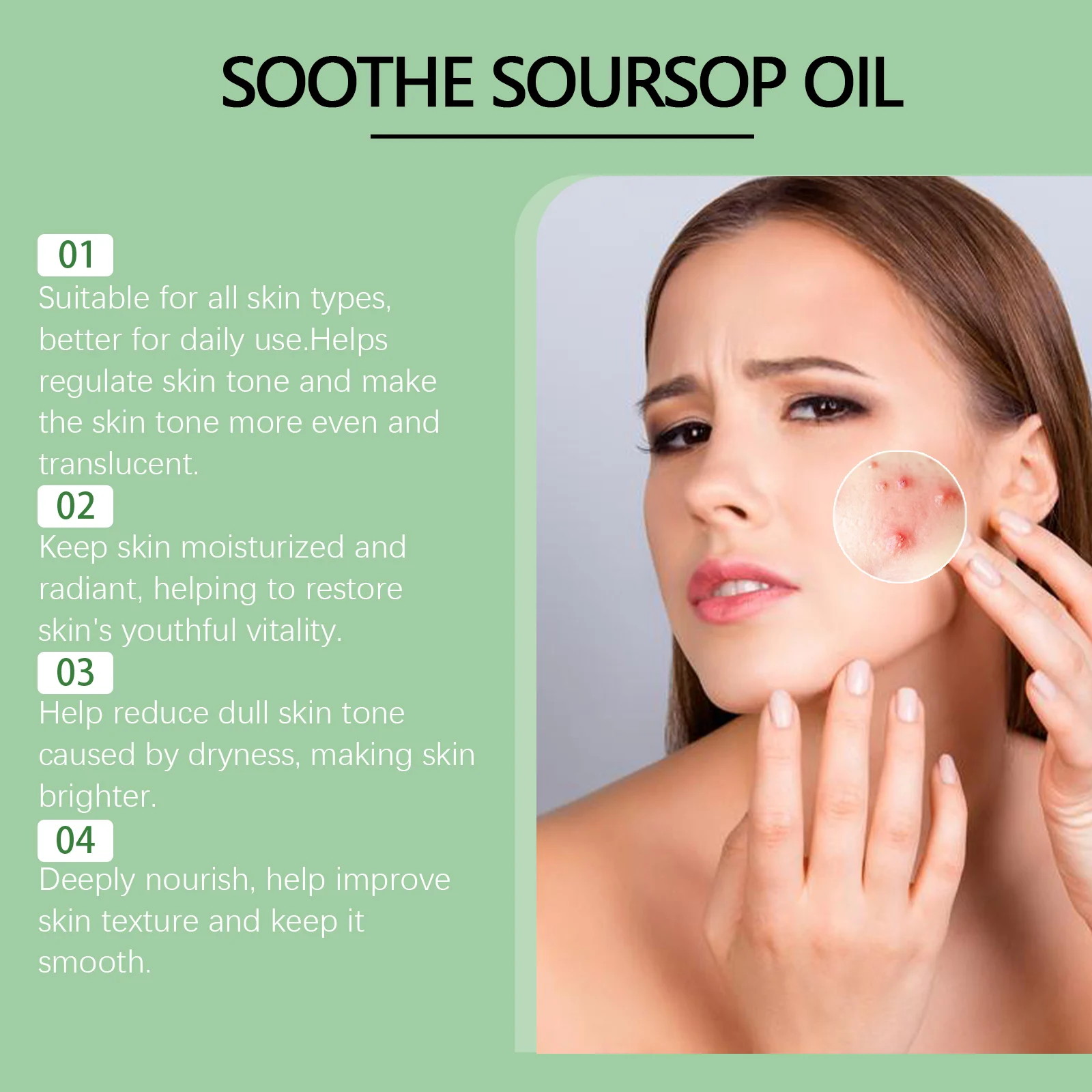 Soothe Soursop Oil 100ml for Deep Moisturizing, Soothing & Skin Radiance 5 soothe soursop oil 100ml wes waxf4eyb desc 5