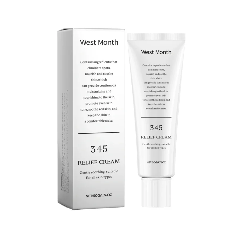 West Month Soothing Moisturizing Face Cream 50g for deep hydration and gentle care of all skin types
