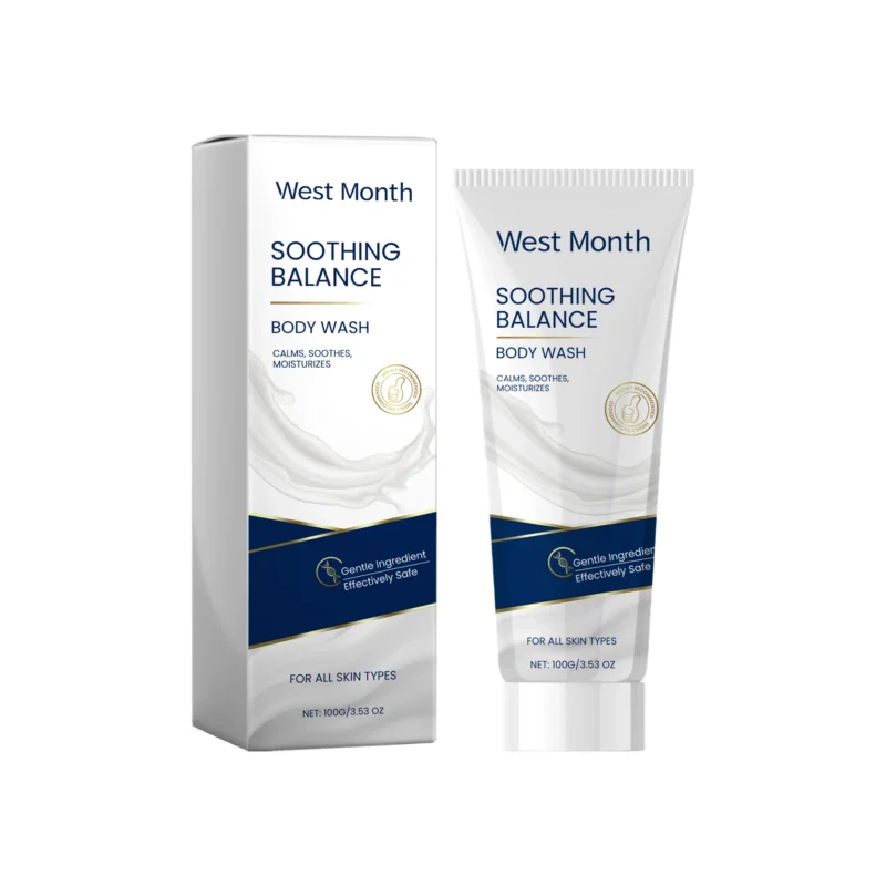West Month Soothing Repair Body Wash 100g for Calming Dry, Red, and Itchy Skin