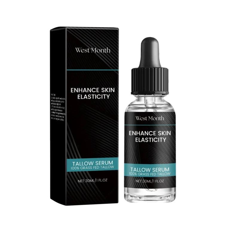 West Month Tallow Hydrating Serum 30ml for Men with Vitamin C to Brighten Skin and Reduce Wrinkles