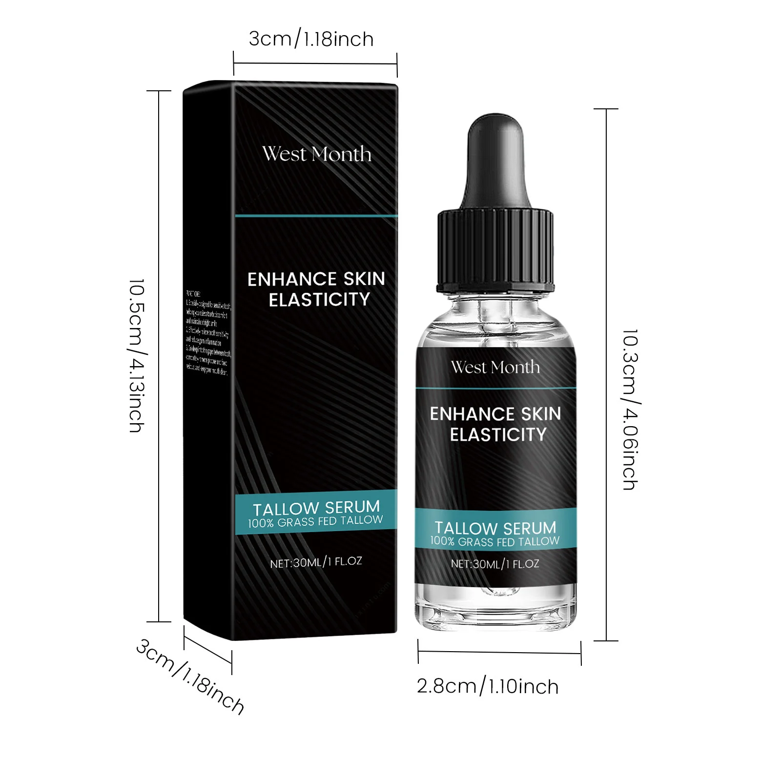 Tallow Serum for Men 30ml Hydrating Anti-Aging Essence with Vitamin C & Lavender Oil 1 tallow serum hydrating anti aging essence 30ml wes vdp6aaud desc 1