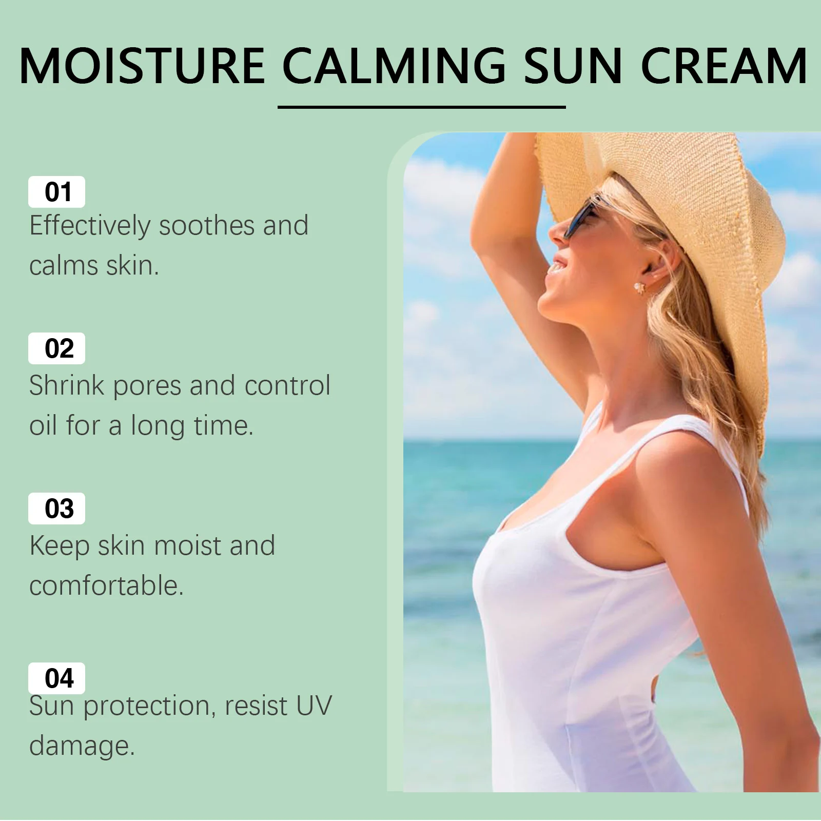 Tea Tree Moisture Calming Sun Cream SPF 50+ PA++++ 50g 5 tea tree moisture calming sun cream spf50 pa 50g wes gckyaput desc 5