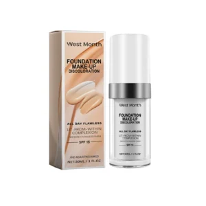 West Month Temperature-Adjusting Concealer Foundation, Long-Lasting Flawless Coverage, SPF 15