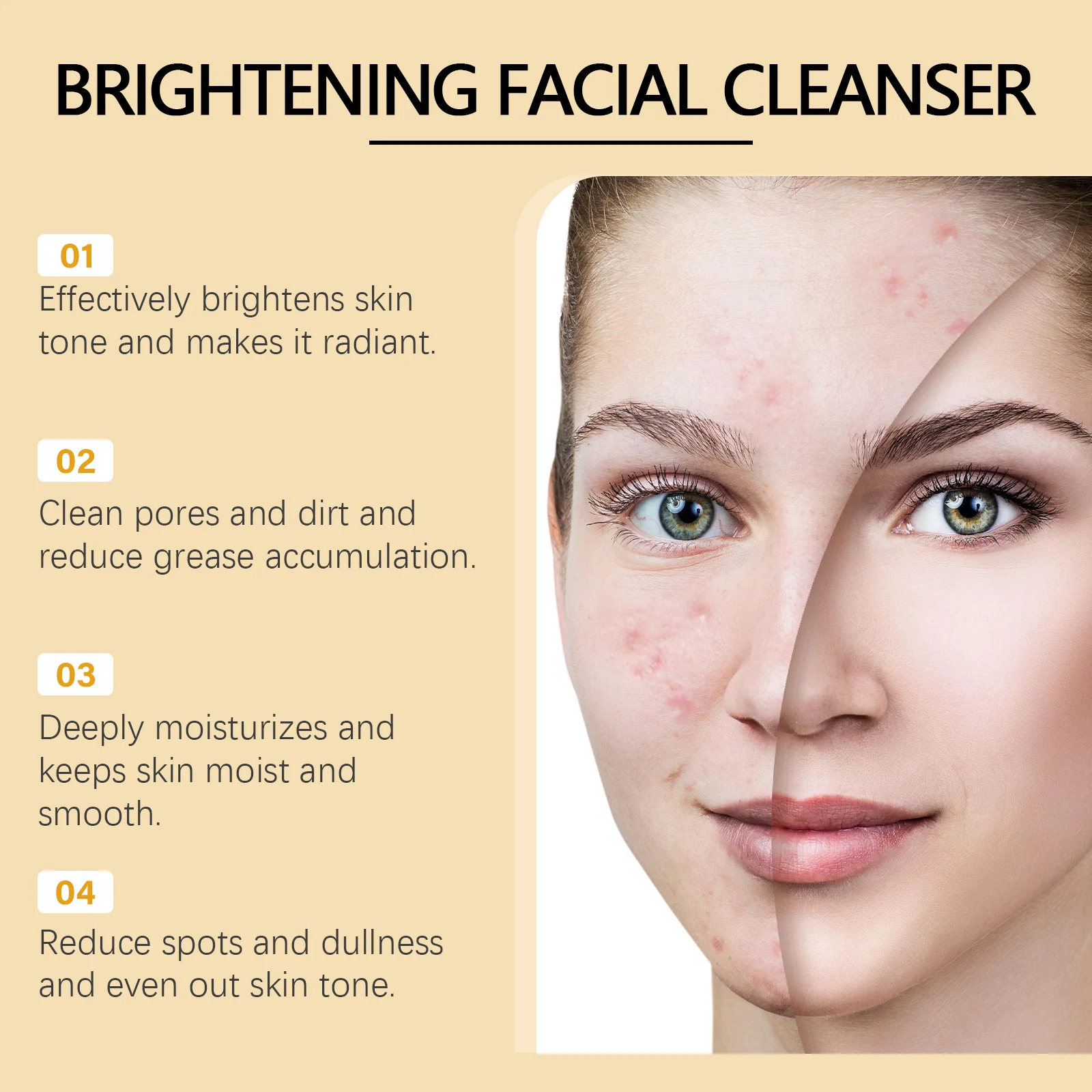West Month Turmeric Face Cleanser with Brightening & Anti-Acne Formula 8 turmeric facial cleanser wes a3kzxfvn desc 8